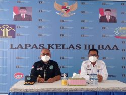 Kolaborasi dengan BNNK Rote Ndao lapas kelas lll Baa pastikan Pegawai dan WBP Bebas Narkoba